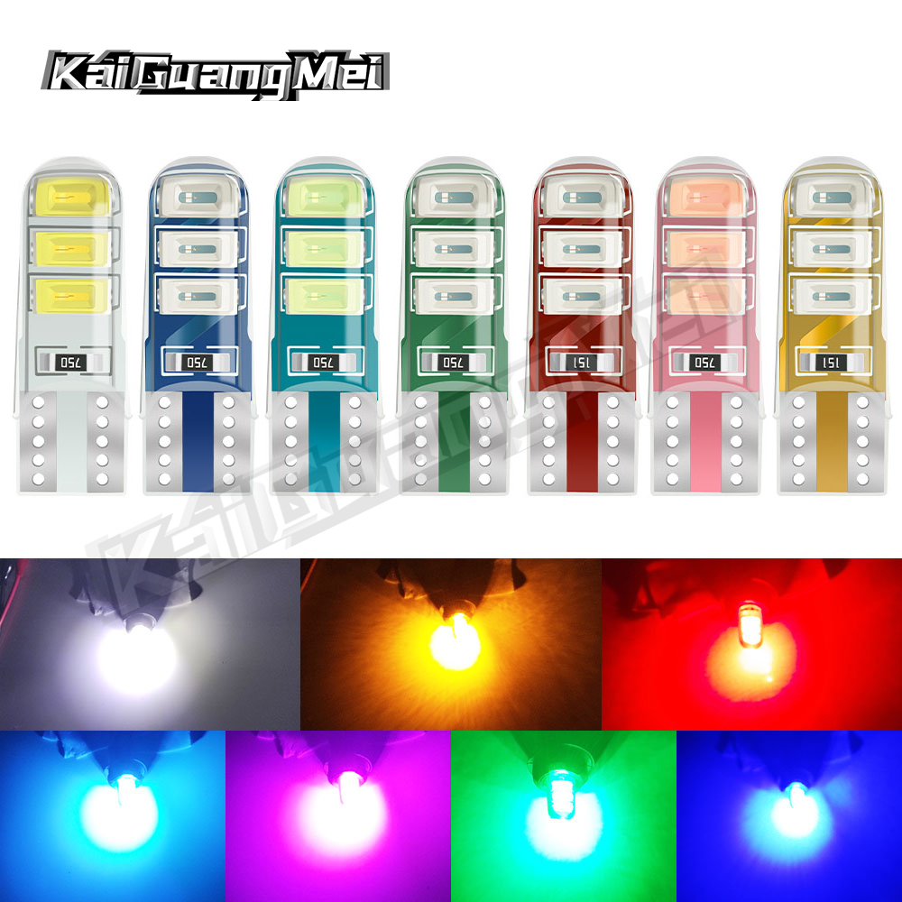 Sos Light Strobe - 2 Chiếc T10 W5w Led Tấm