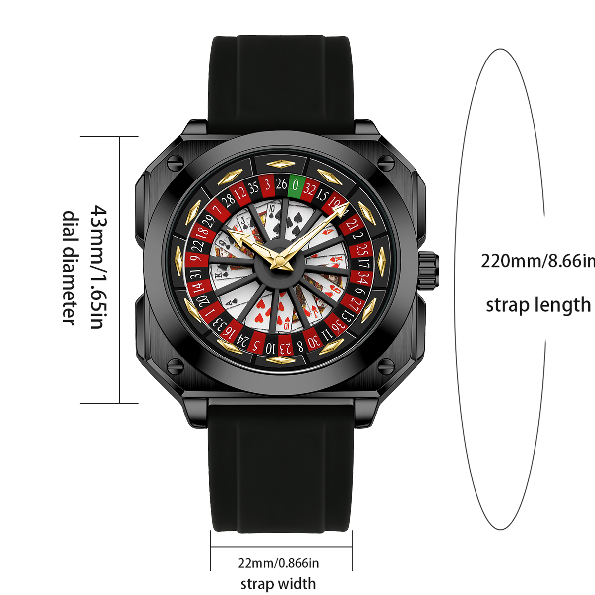 VA VA VOOM Brand Quartz Moveme - đánh giá và giá Compass Lensatic